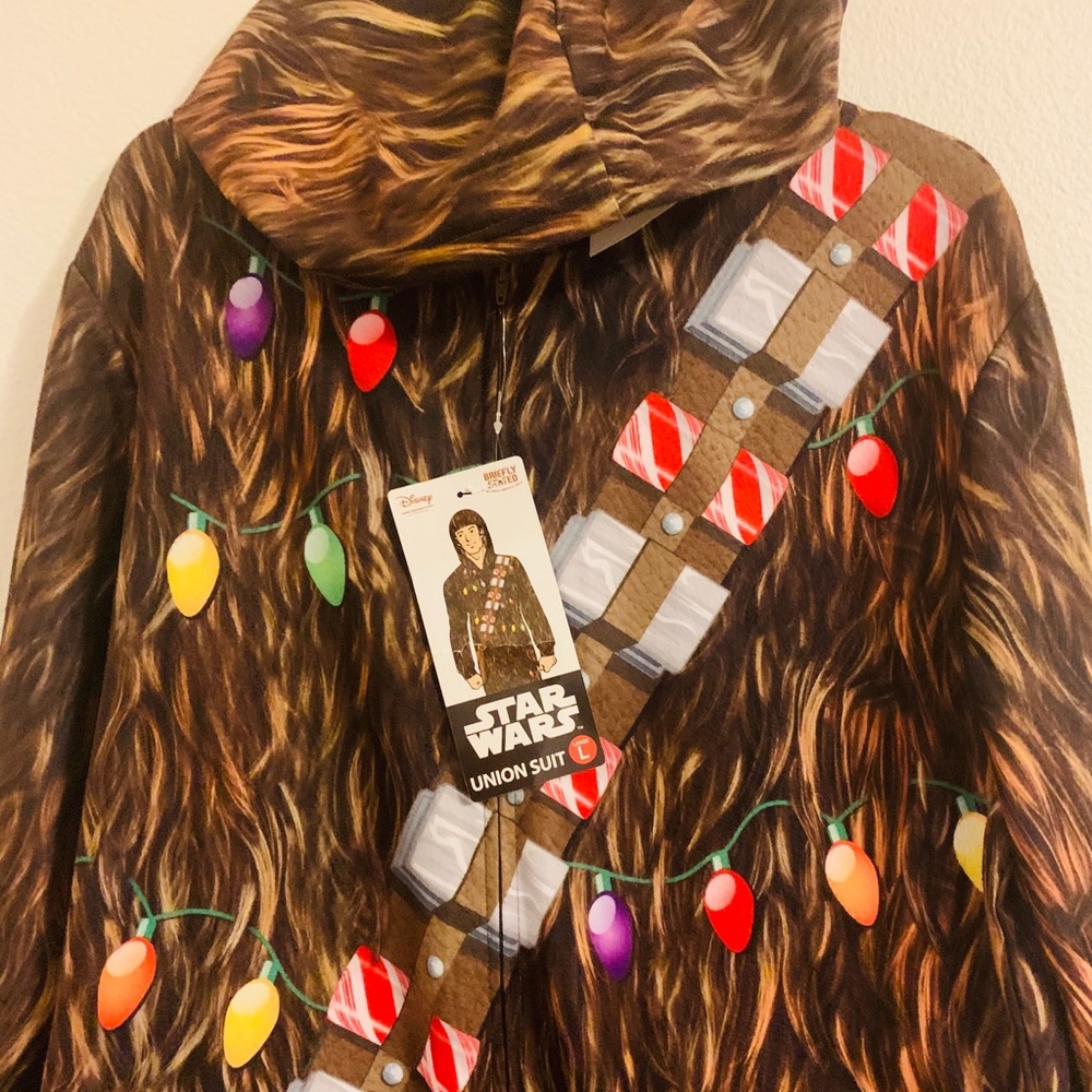 Star Wars Christmas Union Suit Pijamas Large
